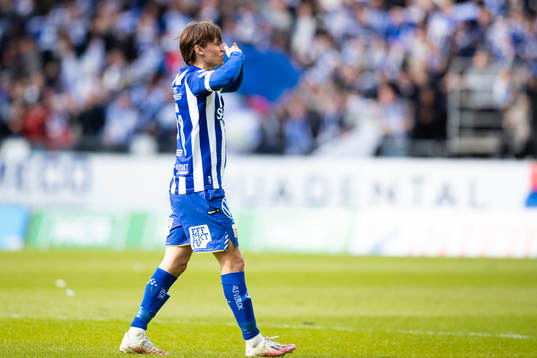 IFK Göteborgs Simon Thern jublar