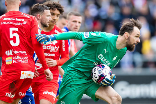 Värnamos målvakt Pilip Vaitsiakhovich
