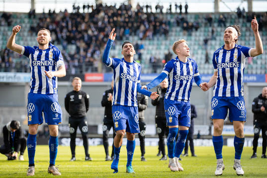 IFK Göteborgs Marcus Berg, Hosam Aiesh, Oscar Wendt och