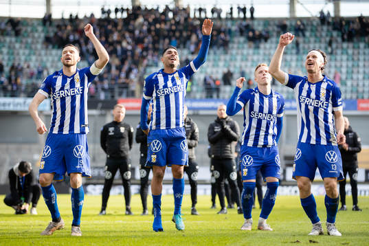 IFK Göteborgs Marcus Berg, Hosam Aiesh, Oscar Wendt och