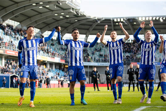 IFK Göteborgs Tobias Sana, Hosam Aiesh, Marcus Berg och