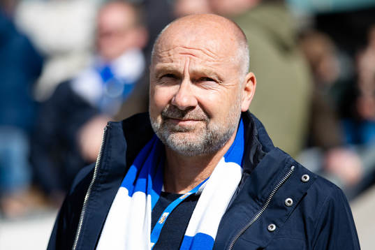 IFK Göteborgs klubbdirektör innan fotbollsmatchen i