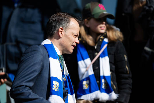 IFK Göteborgs ordförande Richard Berkling innan