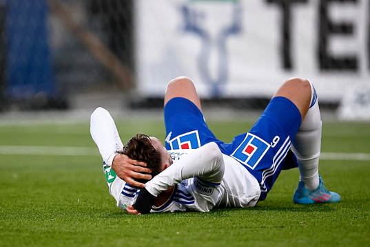 IFK Norrköpings Linus Wahlqvist Egnell deppar