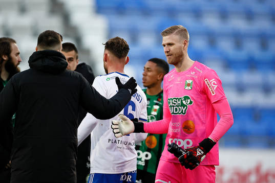 Varbergs målvakt Fredrik Andersson