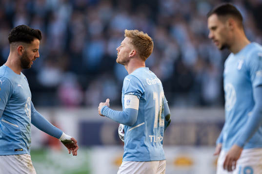 Malmö FFs Anders Christiansen deppar