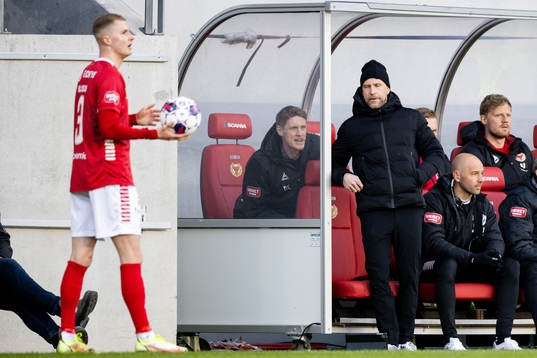 Kalmars assisterande tränare Rasmus Elm och tränare
