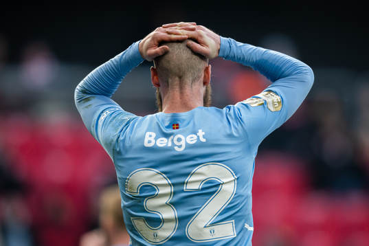 Malmö FFs Jo Inge Berget deppar