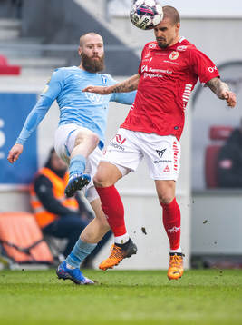 Malmö FFs Jo Inge Berget och Kalmars Douglas Bergqvist