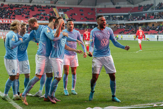 Malmö FFs Isaac Kiese Thelin jublar