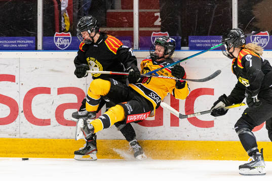 Brynäs Jaycee Gebhard och Luleås Pernilla Forsgren