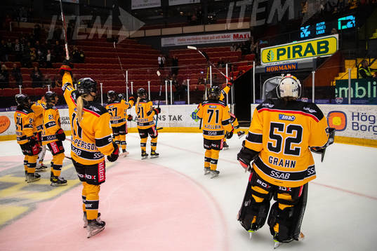 Luleås spelare jublar