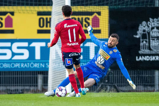 Landskronas målvakt Amr Kaddoura