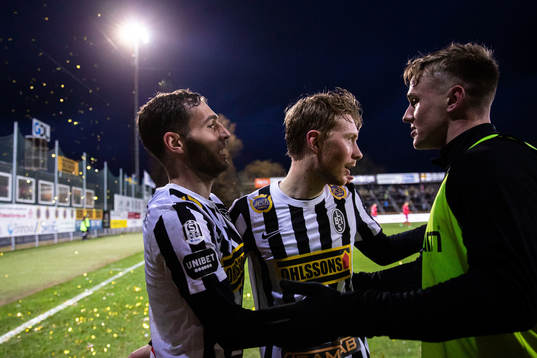 Landskronas Alexander Tkacz jublar