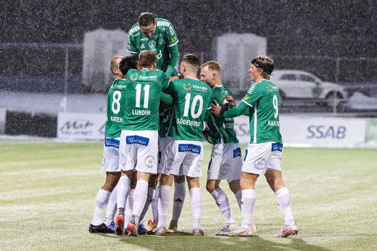 Brages spelarna jublar