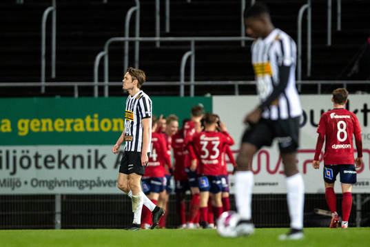 Landskronas Albin Linnér deppar