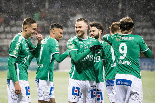 Brages spelarna jublar