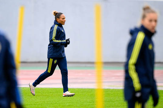 Madelen Janogy of the Swedish women's national football team