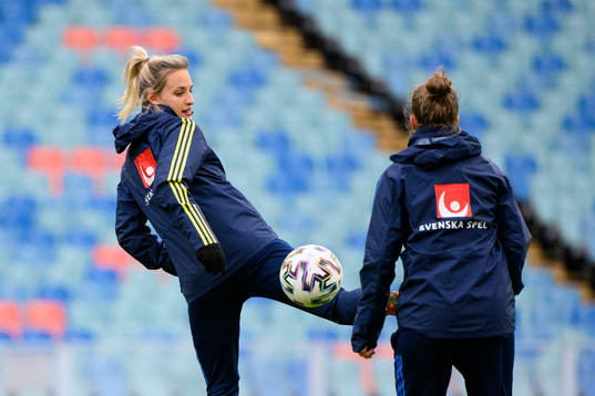 Nathalie Björn of the Swedish women's national football