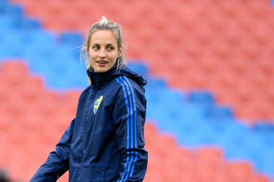 Nathalie Björn of the Swedish women's national football