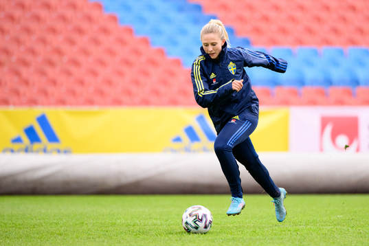 Rebecka Blomqvist of the Swedish women's national football