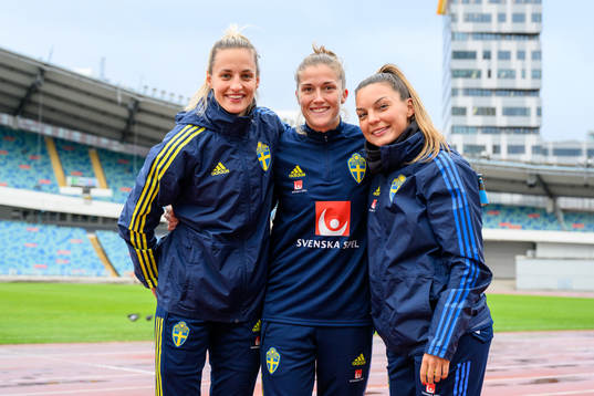 Nathalie Björn, Filippa Angeldahl and Johanna Rytting