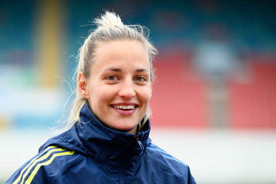 Nathalie Björn of the Swedish women's national football