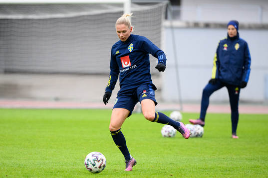 Jonna Andersson of the Swedish women's national football