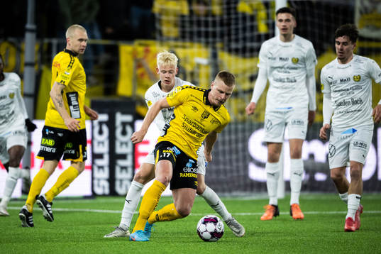 Elfsborgs Per Frick och Mjällbys Otto Rosengren