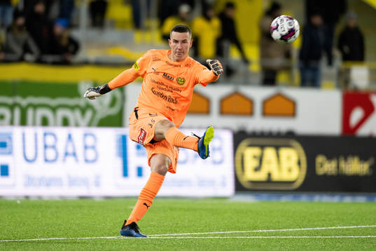 Mjällbys målvakt Samuel Brolin