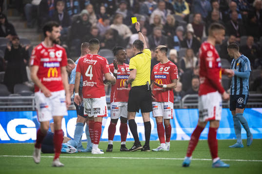 Degerfors Joseph-Claude Agyeman Gyau får varning