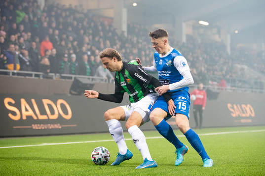 GAIS Gustav Lundgren och Oddevolds Elliot Stroud