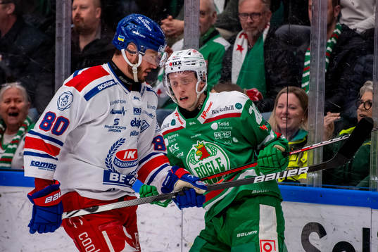 Oskarshamns Tomas Zohorna  och Rögles Oliver Tärnström