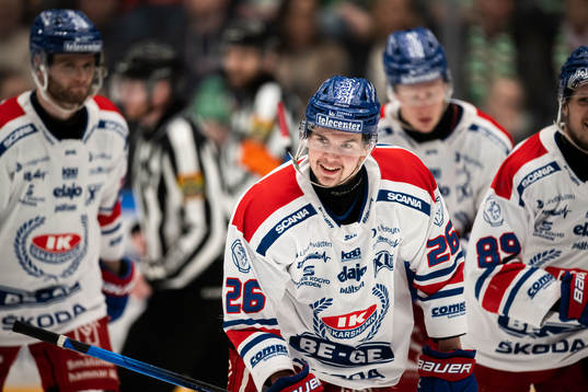 Oskarshamns Lukas Pilö jublar
