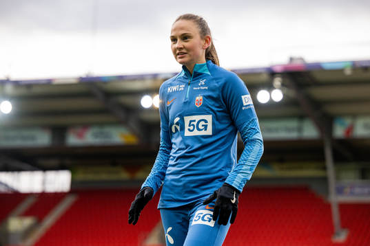 Vilde Hasund of the Norwegian women's national football team