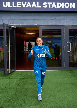Vilde Bøe Risa of the Norwegian women's national football