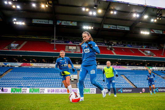 Vilde Hasund of the Norwegian women's national football team