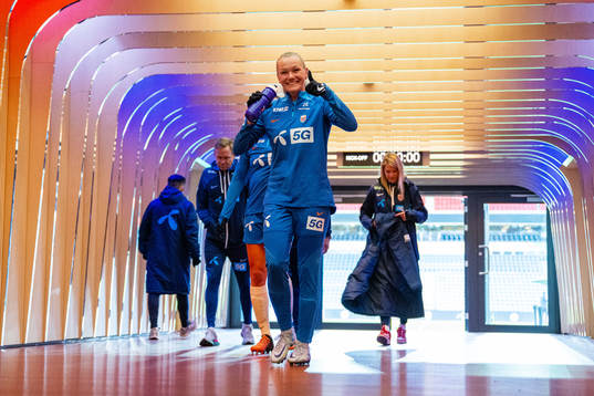 Frida Maanum of the Norwegian women's national football team