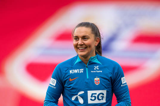 Vilde Bøe Risa of the Norwegian women's national football