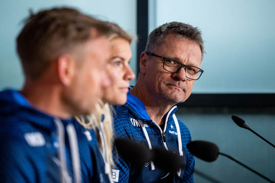 Halvor Lea, press officer of the Norwegian women's national