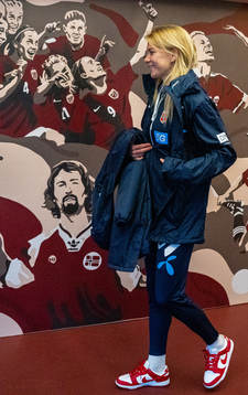Ada Hegerberg of the Norwegian women's national football