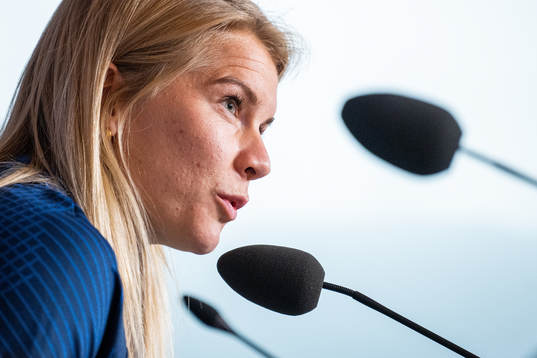 Ada Hegerberg of the Norwegian women's national football