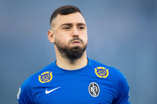 Landskronas målvakt Amr Kaddoura