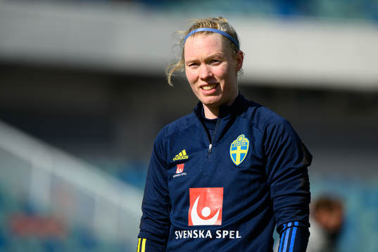 Goalkeeper Hedvig Lindahl of the Swedish women's national