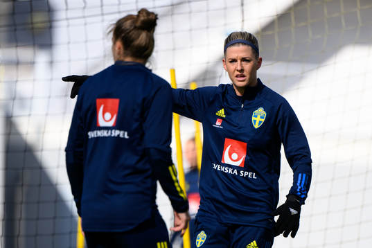 Olivia Schough of the Swedish women's national football team