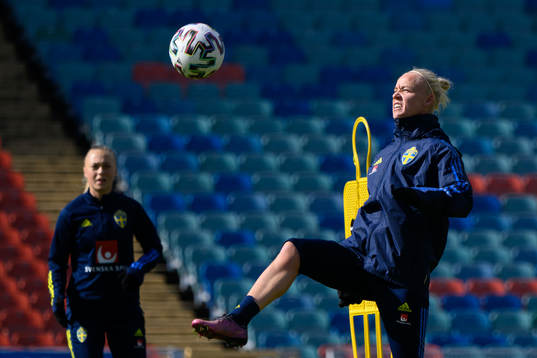 Caroline Seger of the Swedish women's national football team