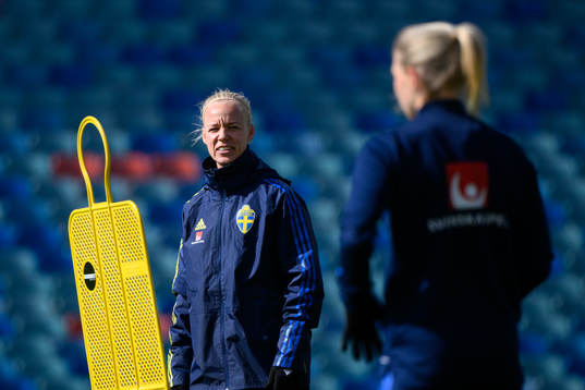 Caroline Seger of the Swedish women's national football team