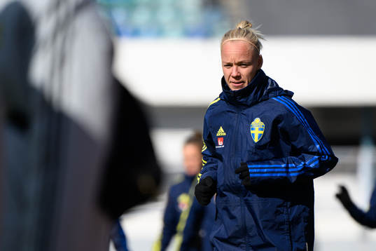 Caroline Seger of the Swedish women's national football team