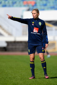 Jonna Andersson of the Swedish women's national football