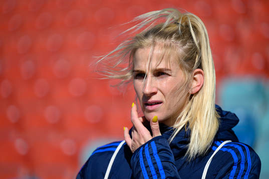 Sofia Jakobsson of the Swedish women's national football